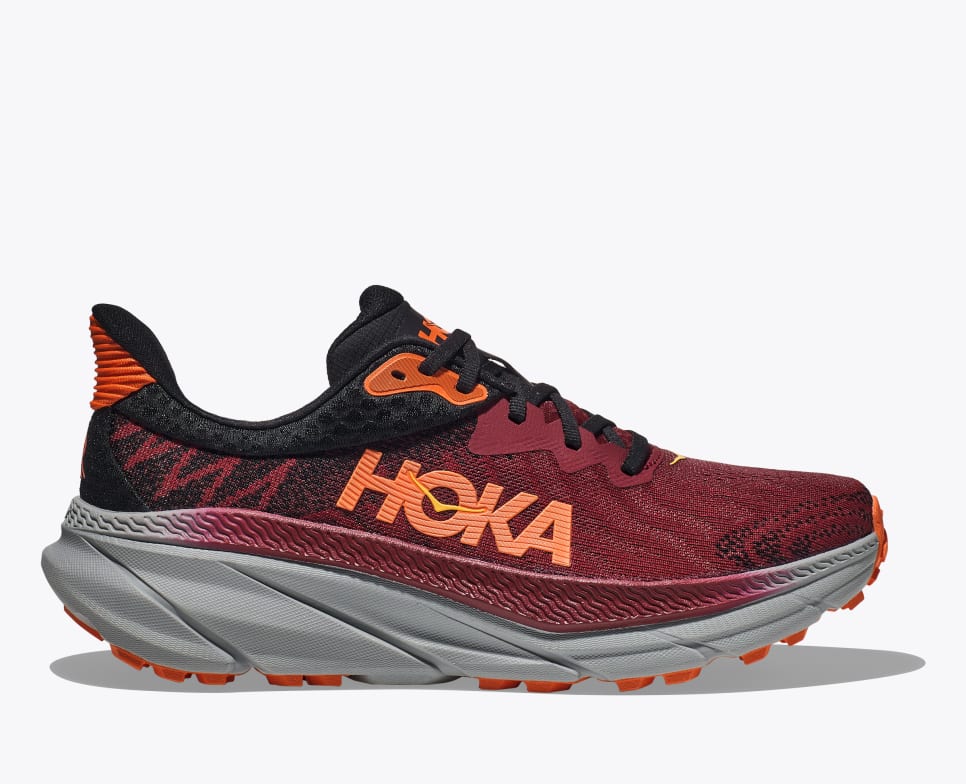 Men's Hoka Challenger ATR 7 (Seasonal) - Cabernet/Flame