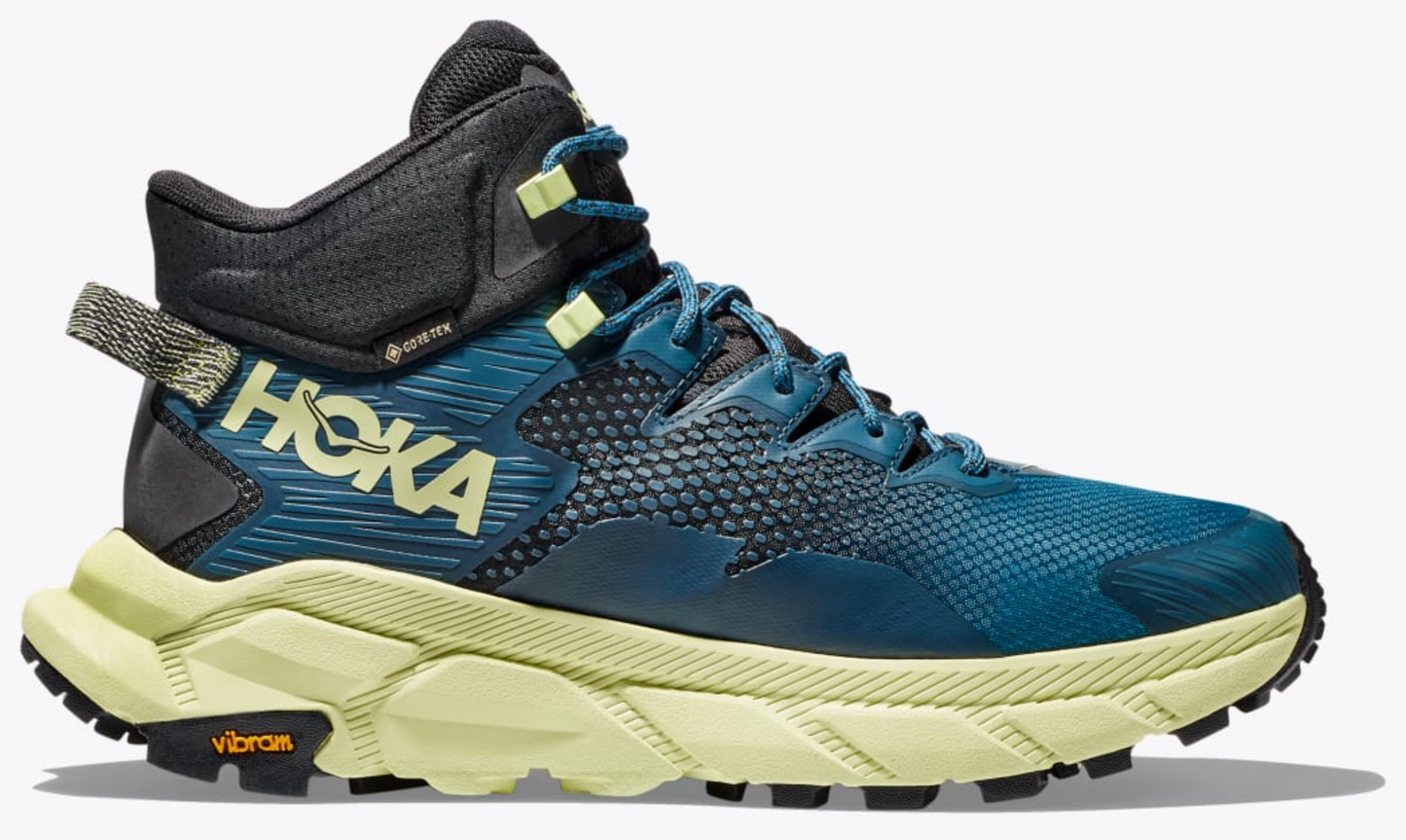 Men's Hoka Trail Code GTX - Blue Graphite / Blue Coral