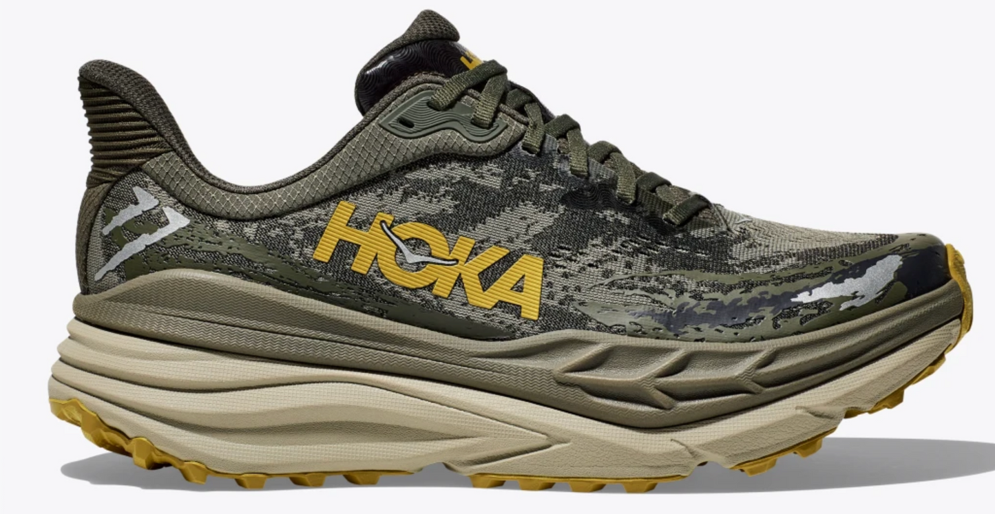Men's Hoka Stinson 7 - Olive Haze/Forest Cover