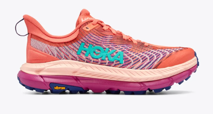 Women's Hoka Mafate Speed 4 - Camellia/Peach Parfait