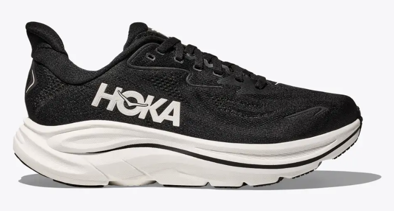 Men's Hoka Clifton 10 (Core Colors) - Black/White