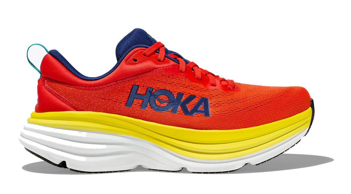 Men's Hoka Bondi 8 - Red Alert/Flame