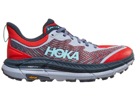 Women's Hoka Mafate Speed 4 - Cerise/Stormy Skies
