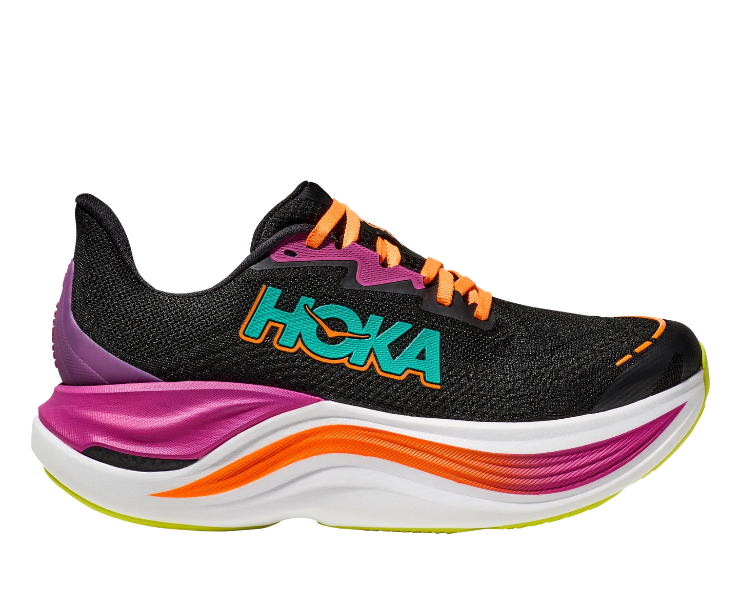 Men's Hoka Skyward X - Black/Electric Aqua
