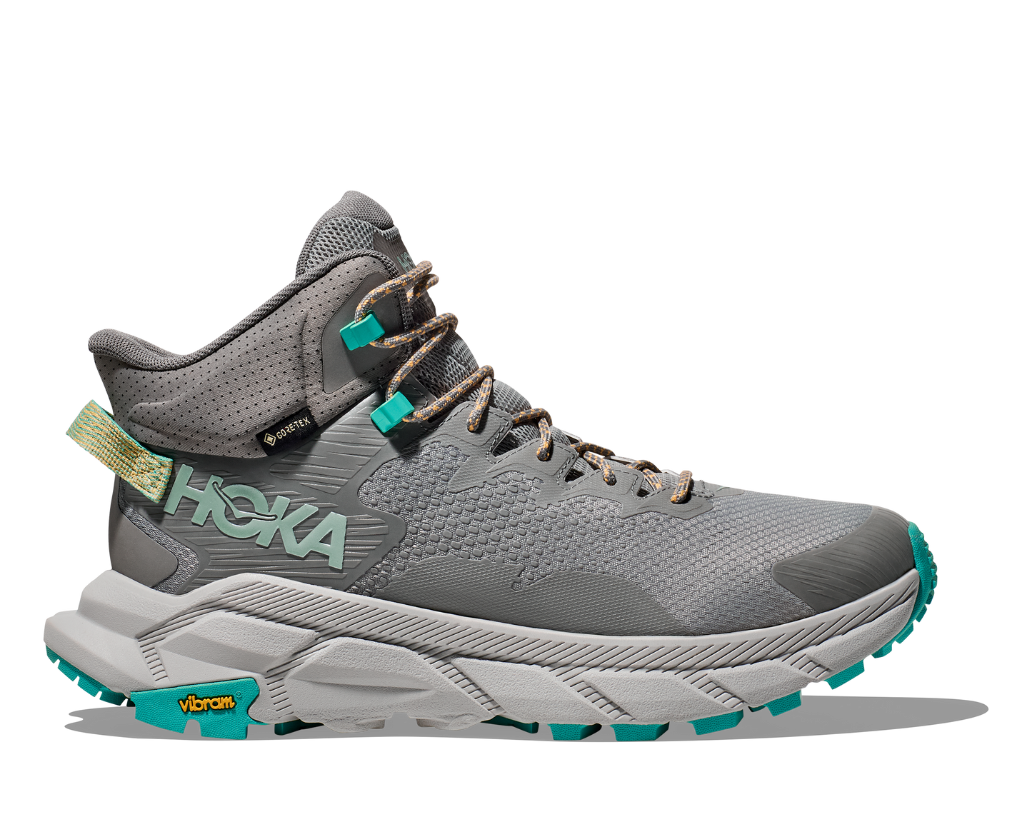 Men's Hoka Trail Code GTX - Galactic Grey / Electric Aqua