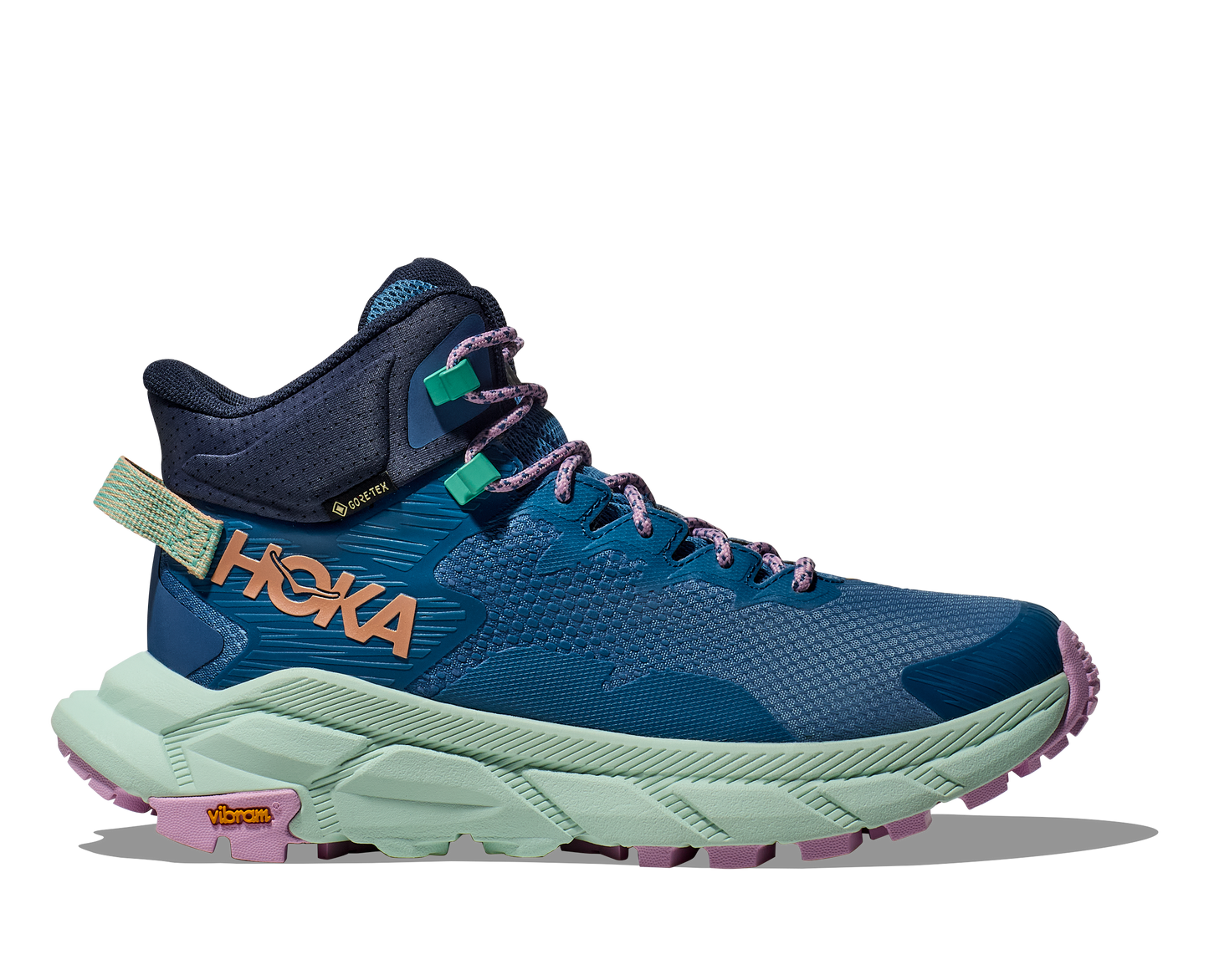 Women's Hoka Trail Code GTX - Foggy Night/Aqua Breeze