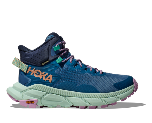 Women's Hoka Trail Code GTX - Foggy Night/Aqua Breeze