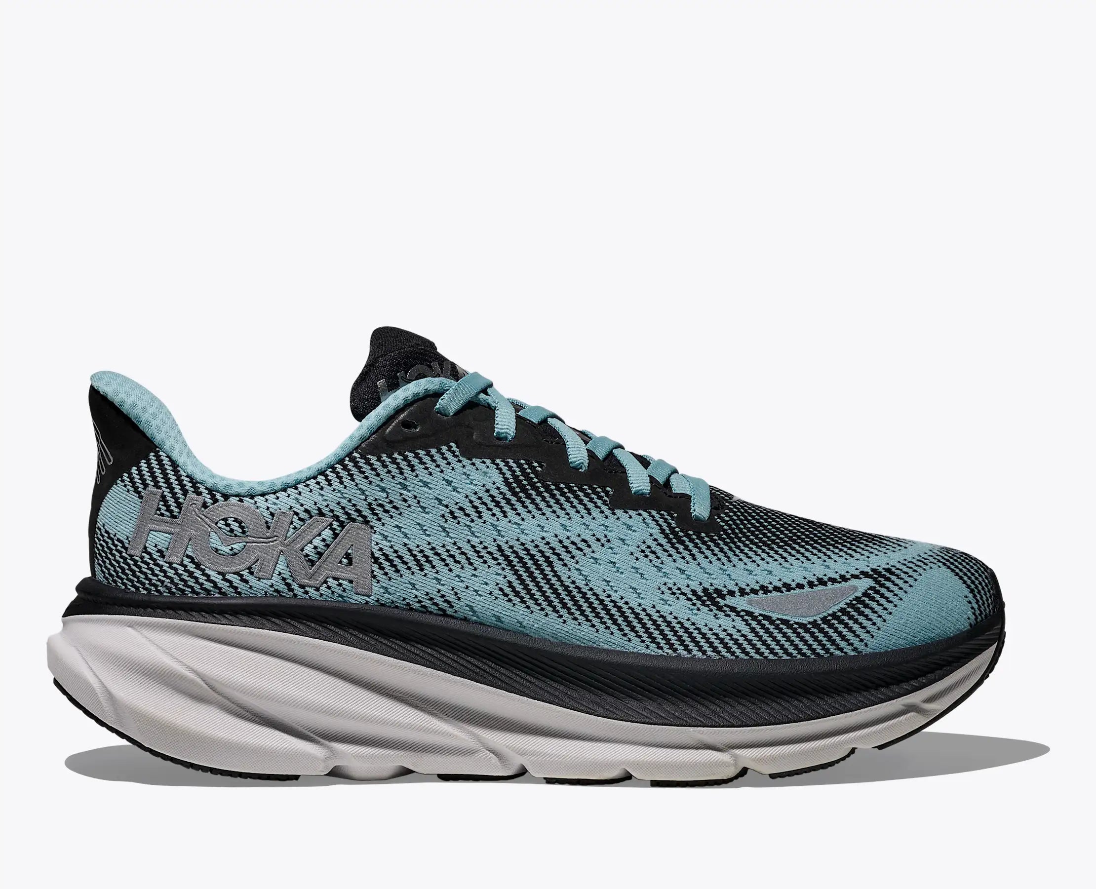 Women's Hoka Clifton 9 GTX - Black/Raindrop