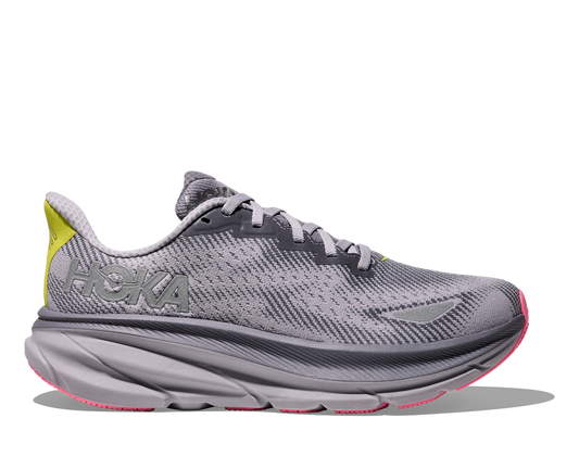 Women's Hoka Clifton 9 GTX - Grey Skies/Foggy Grey