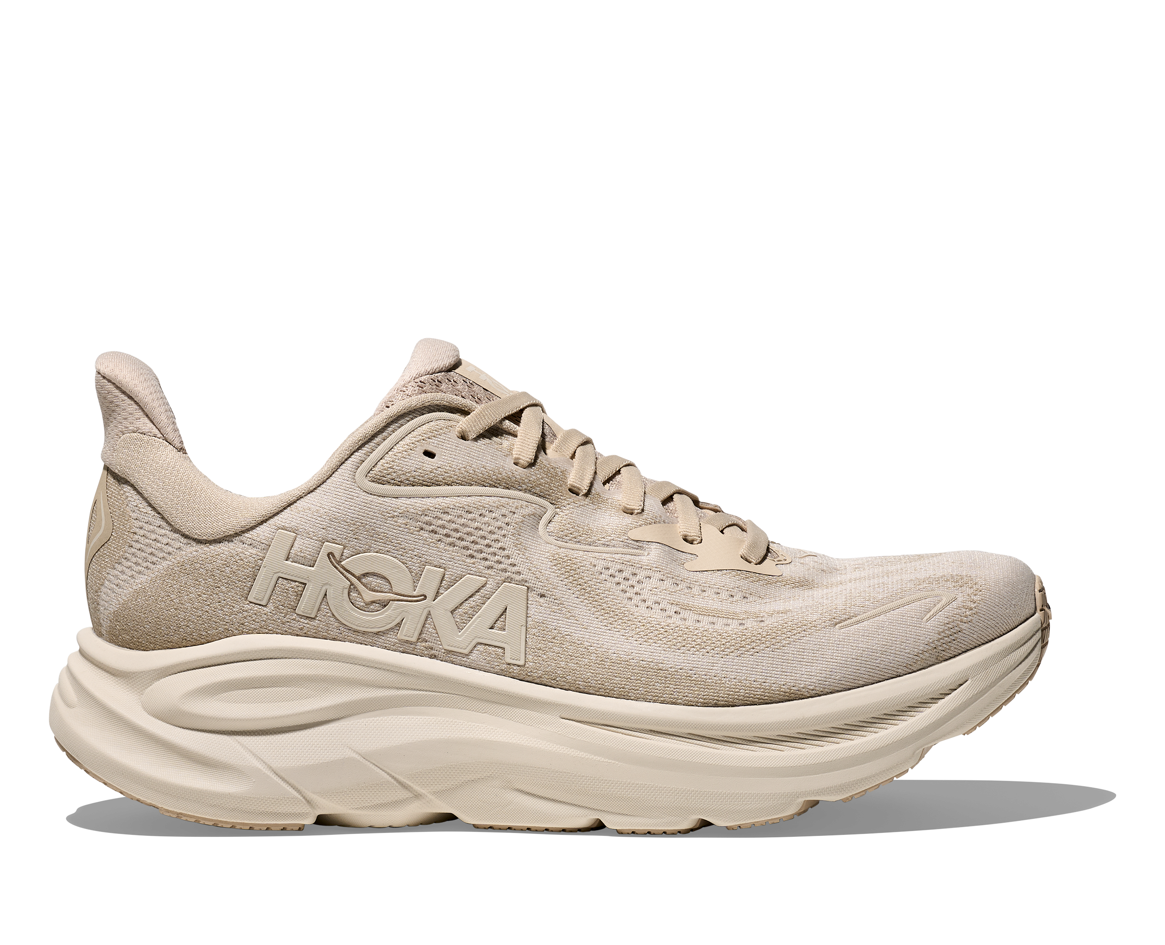 Men's Hoka Clifton 10 (Core Colors) - Oatmeal/Oat Milk