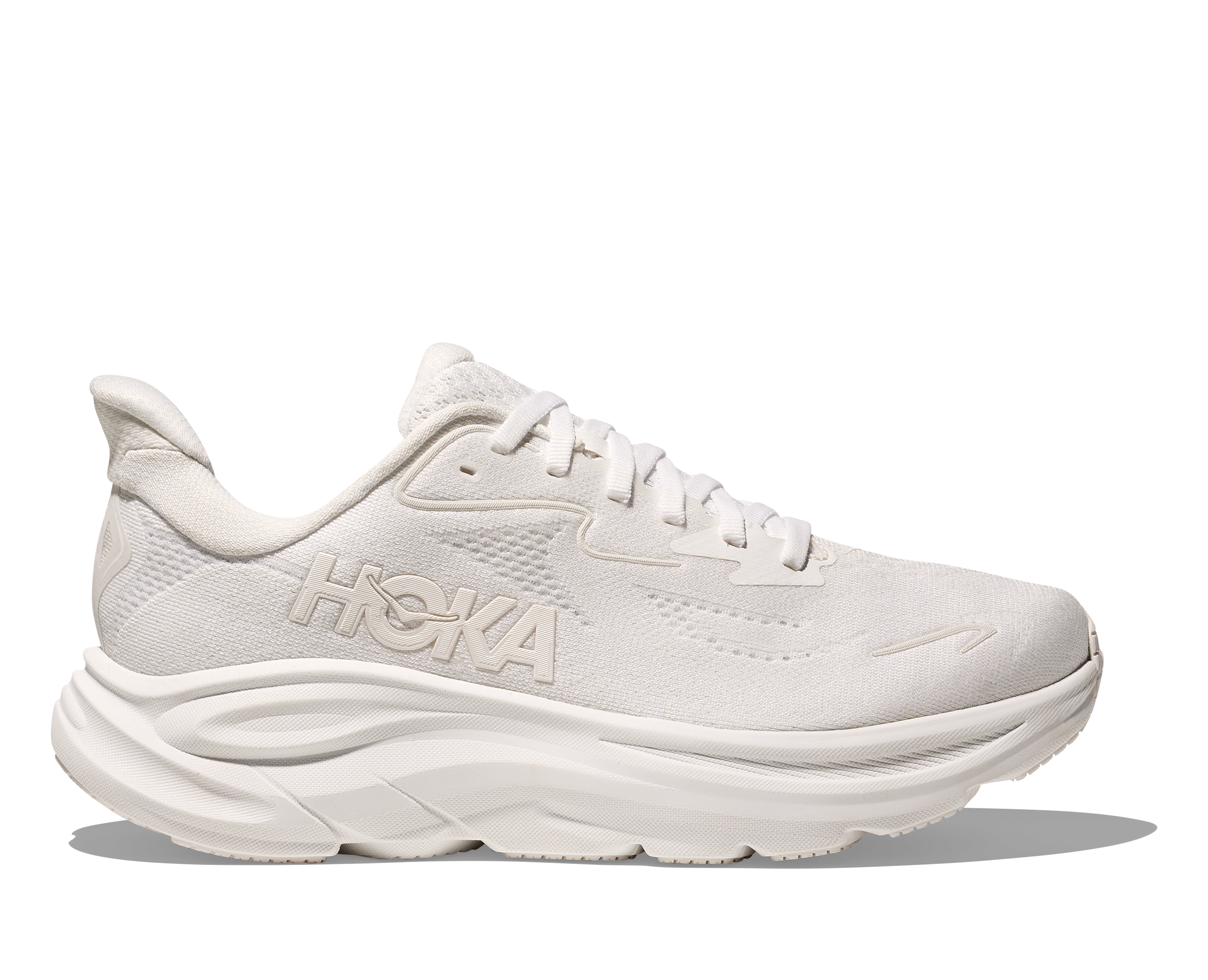 Men's Hoka Clifton 10 (Core Colors) - White/White