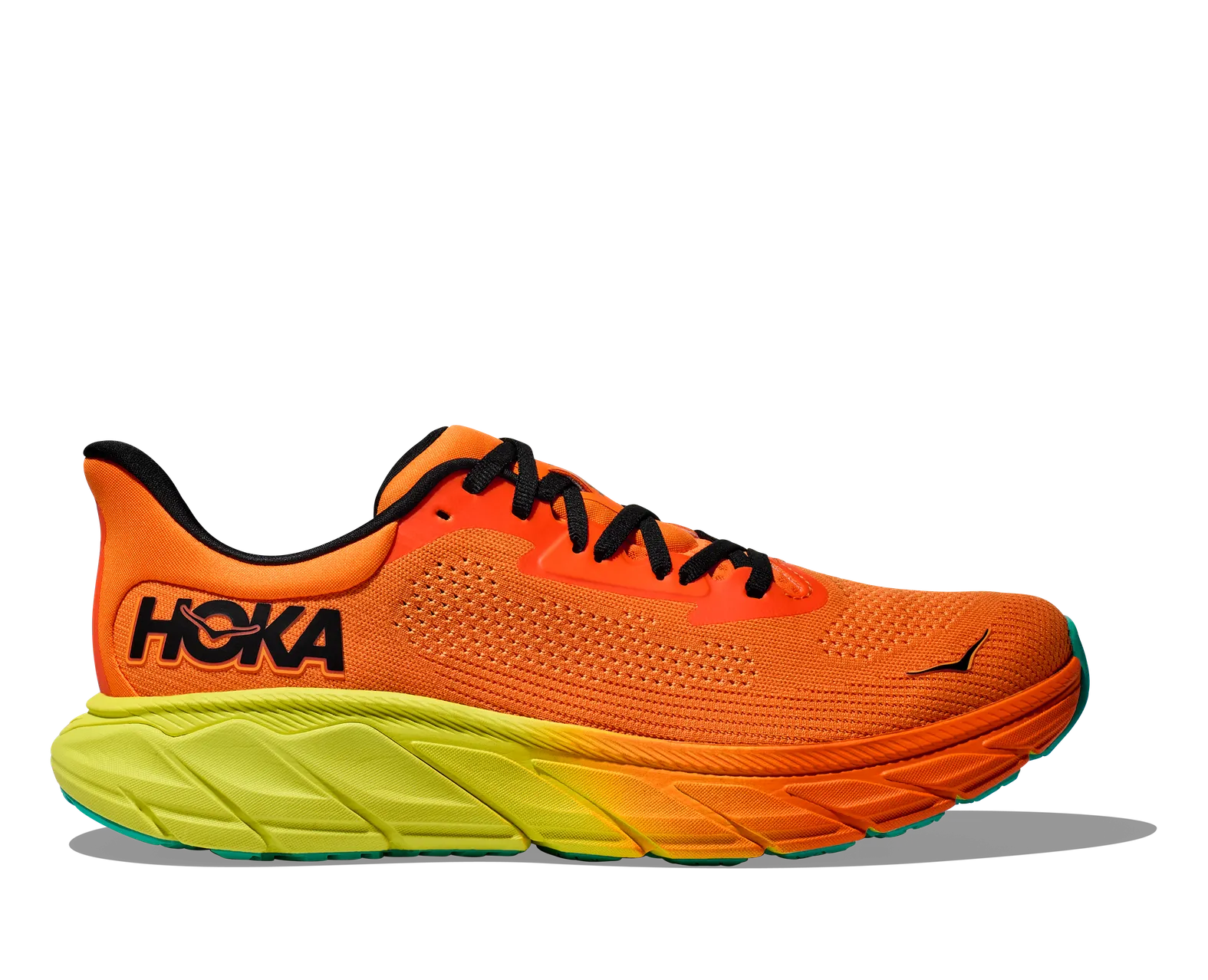 Men's Hoka Arahi 7 (Seasonal Colors) - ElectricTangerine/Black