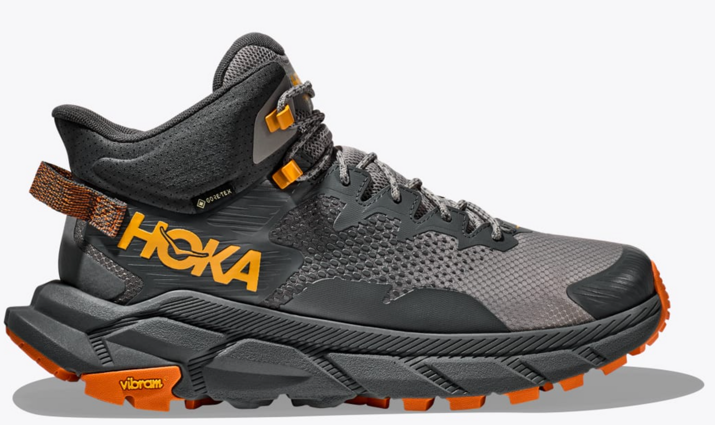 Men's Hoka Trail Code GTX - Castlerock / Persimmon Orange