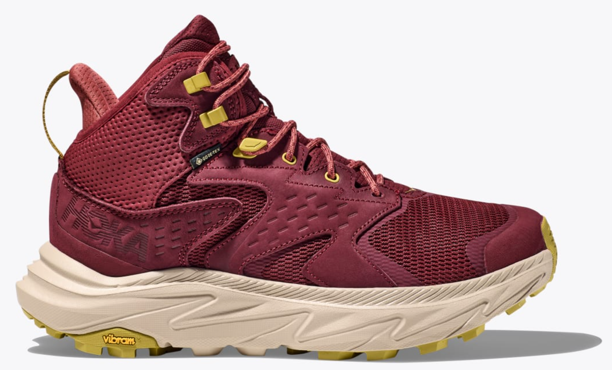 Men's Hoka Anacapa 2 Mid GTX - Cabernet / Oxford Tan