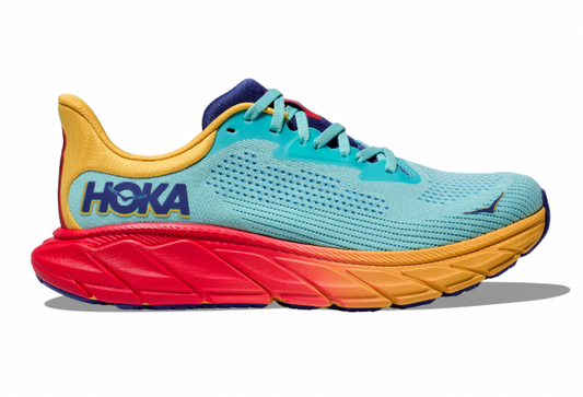 Men's Hoka Arahi 7 (Seasonal Colors) - Cloudless/Poppy