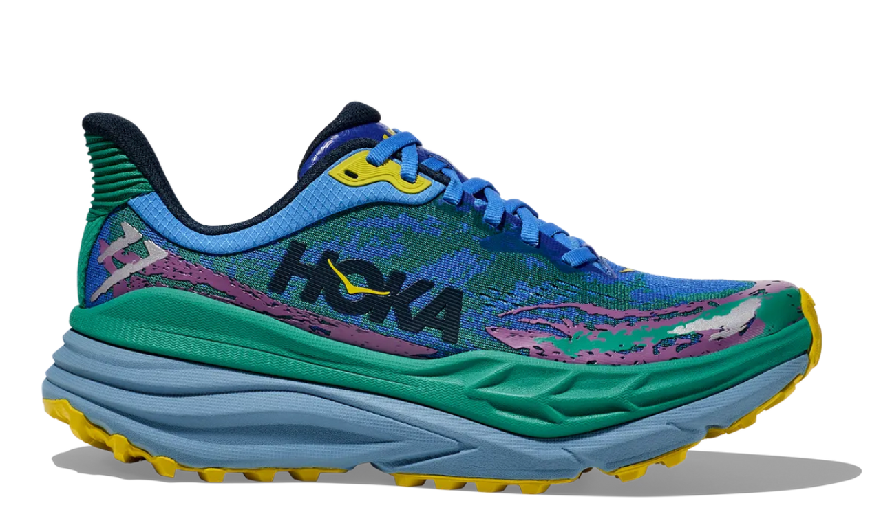 Women's Hoka Stinson 7 - Virtual Blue/Tech Green