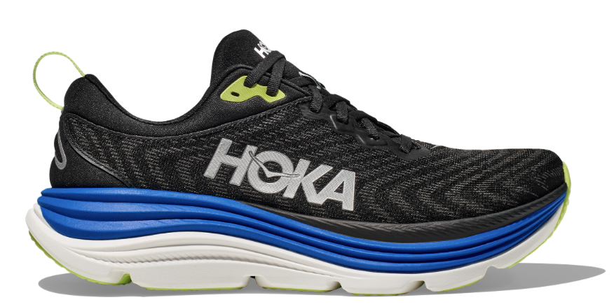 Men's Hoka Gaviota 5 (Clearance) - Black/Electric Cobalt