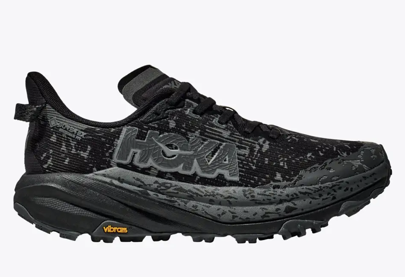 Men's Hoka Speedgoat 6 GTX - Black/Outer Orbit