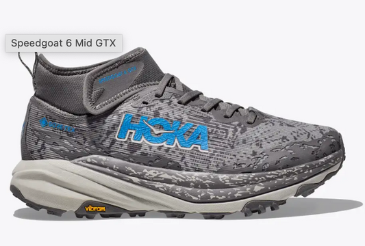 Men's Hoka Speedgoat 6 Mid GTX - Satellite Grey / Stardust