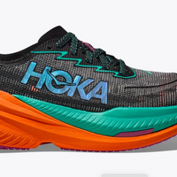 Men's Hoka Mach X 2 - Black/Electric Aqua