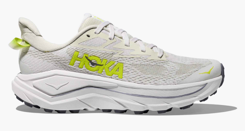 Women's Hoka Challenger 8 (Core Colors) - White/Neon Hoka Citrus