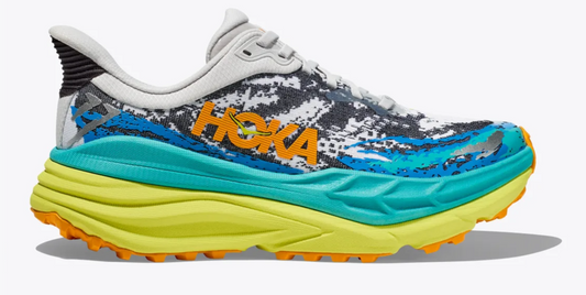 Men's Hoka Stinson 7 - White/Evening Primrose