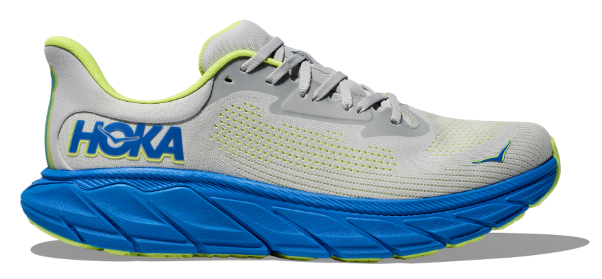 Men's Hoka Arahi 7 (Seasonal Colors) - Stardust/Electric Cobalt