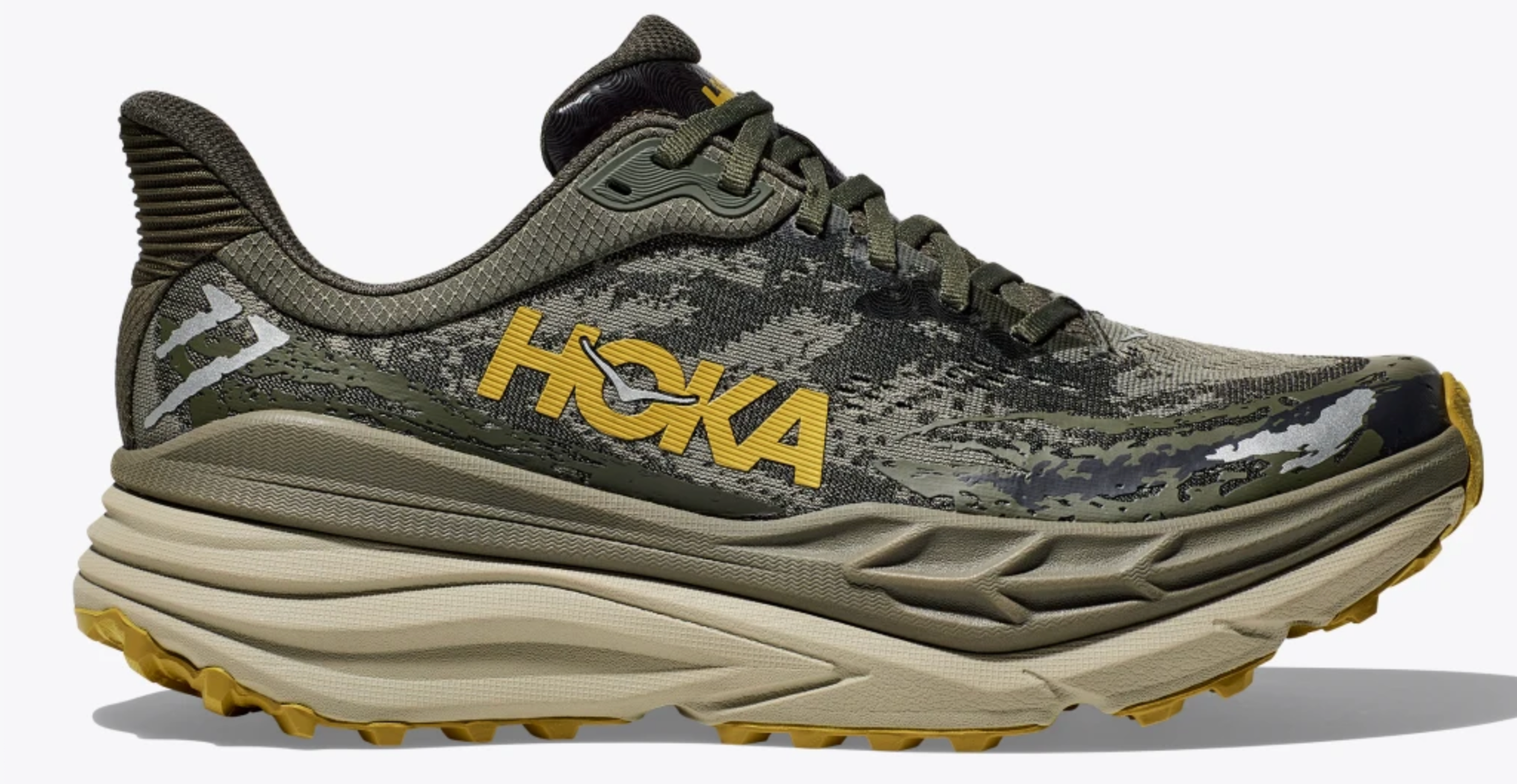 Men's Hoka Stinson 7 - Olive Haze/Forest Cover