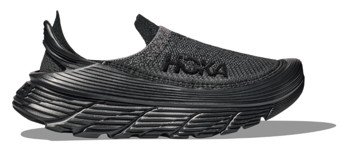 All Gender Hoka Restore TC - Black/Black