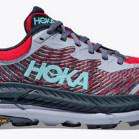 Men's Hoka Mafate Speed 4 - Cerise/Stormy Skies