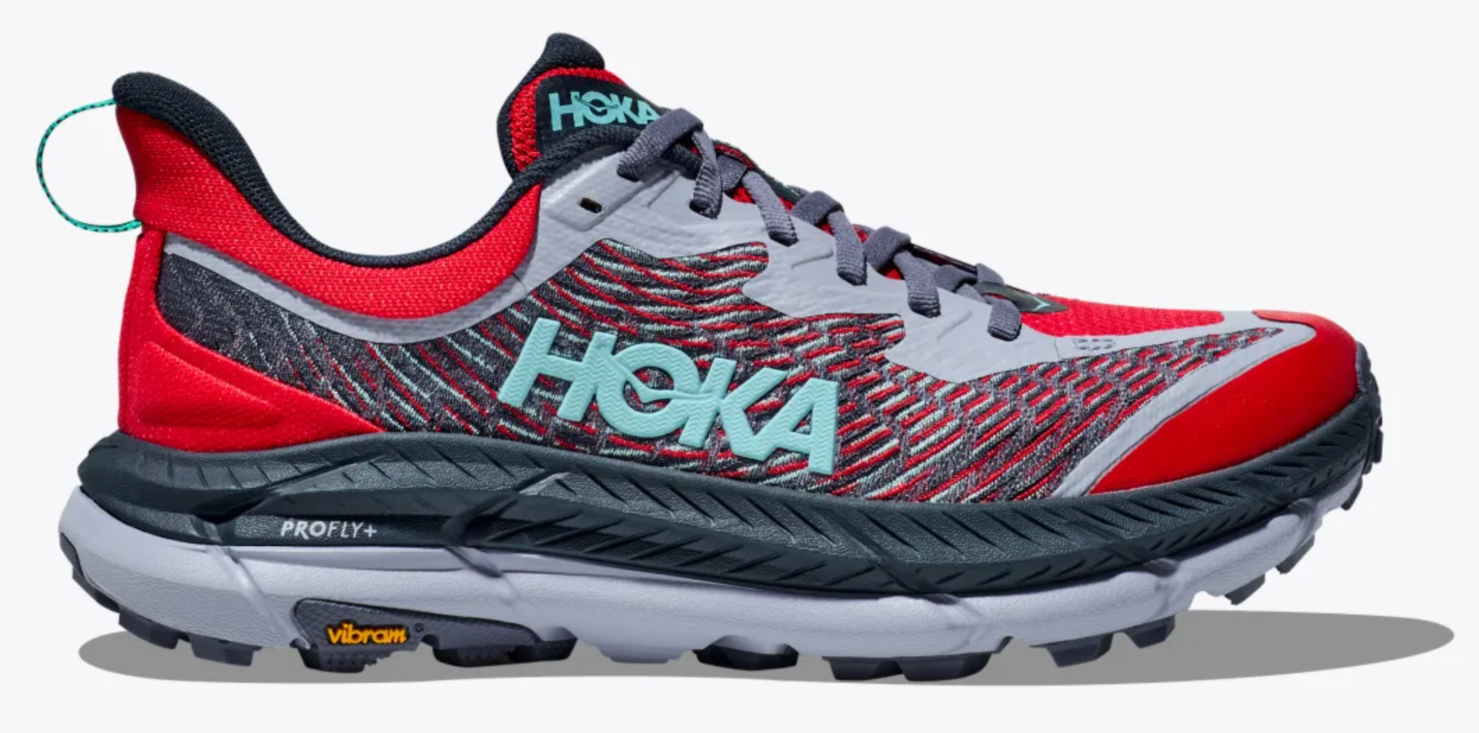 Men's Hoka Mafate Speed 4 - Cerise/Stormy Skies