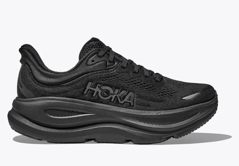 Women's Hoka Bondi 9 (Core Colors) - Black/Black