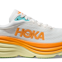 Men's Hoka Bondi 8 - Blanc de Blanc/Solar Flare