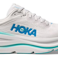 Men's Hoka Bondi 9 (Core Colors) - White/Hoka Blue