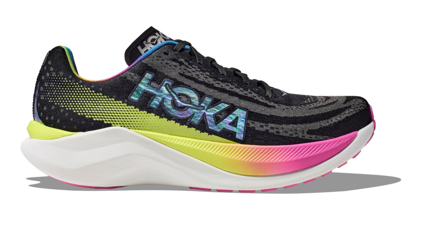 Men's Hoka Mach X 2 - Black/Silver