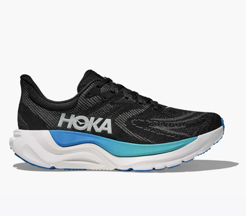 Men's Hoka Arahi 8 - Black/Skyward Blue