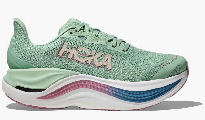 Women's Hoka Skyward X - Jadeite/Dried Rose