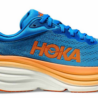 Men's Hoka Bondi 8 - Costal Sky/Vibrant Orange