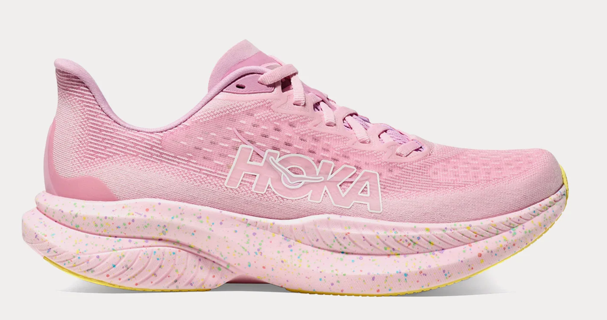 Men's Hoka Mach 6 (Clearance) - Pink Twilight/ Lemonade