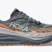 Women's Hoka Stinson 7 - Grey Skies/Pale Tangerine