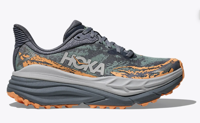 Women's Hoka Stinson 7 - Grey Skies/Pale Tangerine