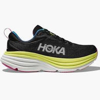 Men's Hoka Bondi 8 - Black/Citrus Glow